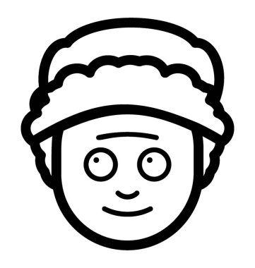 Çocuk Avatar vektör