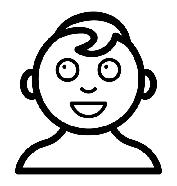 Menino Avatar Vector —  Vetores de Stock