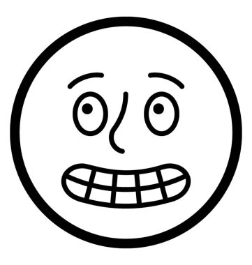 Sırıtış emoji vektör