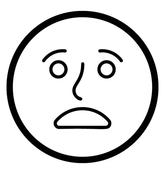 Emoji Vector stupéfait — Image vectorielle