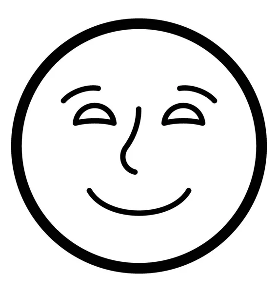 Smiley face emoji — Stock vektor