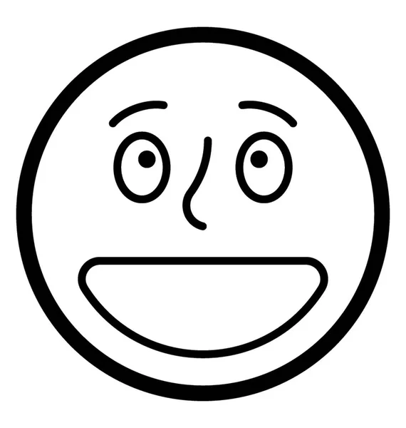 Emoji sonriente Vector — Vector de stock