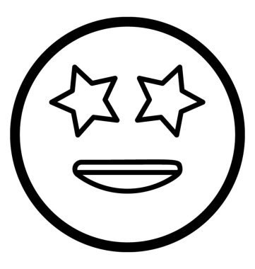 Yıldız gözler emoji