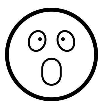 Şaşırtıcı yüz emojisi