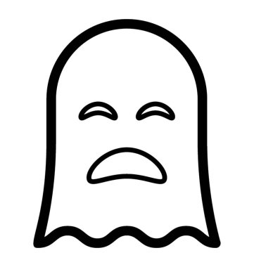 Üzücü hayalet emoji