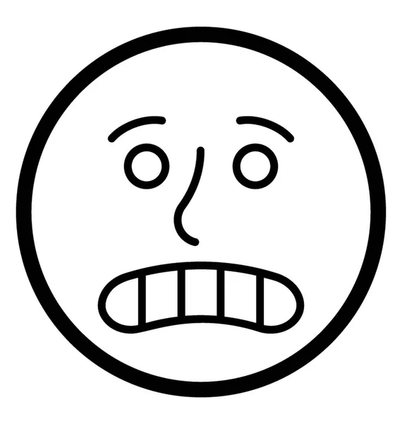 Grinning Face Emoji — Stock Vector