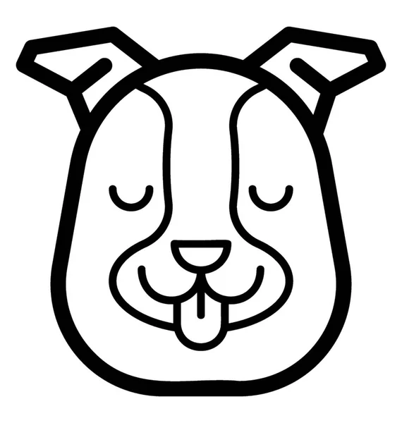 Bärengesicht-Emoji — Stockvektor