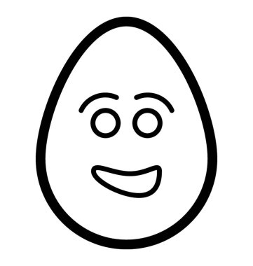 Smiley yüz yumurtası