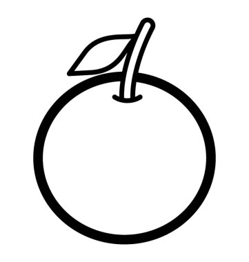 taze turuncu vektör