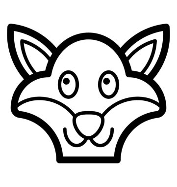 Çizgi film fox yüz