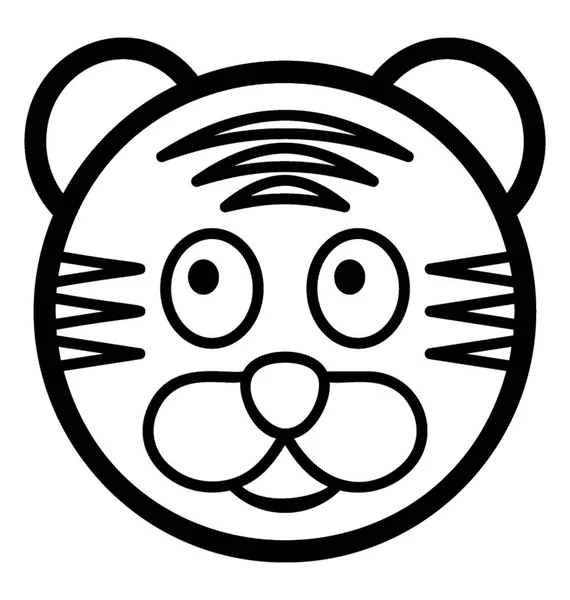 Cara de gato Emoji —  Vetores de Stock