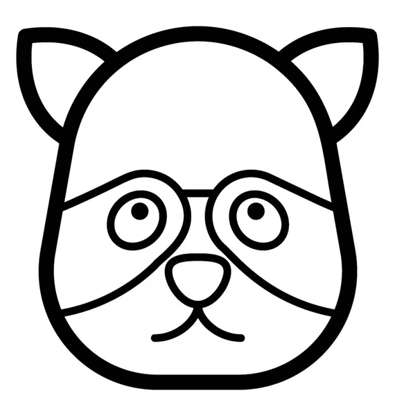 Panda karikatu — Stockový vektor