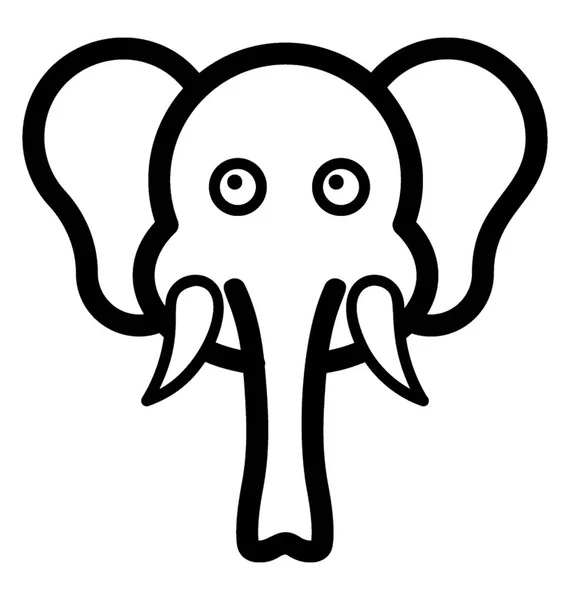 Мультфильм "Слон" — стоковый вектор