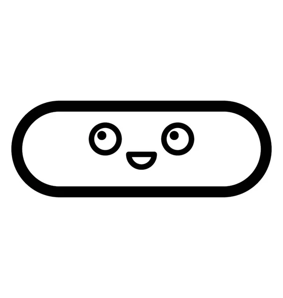 Kleefband Emoji — Stockvector
