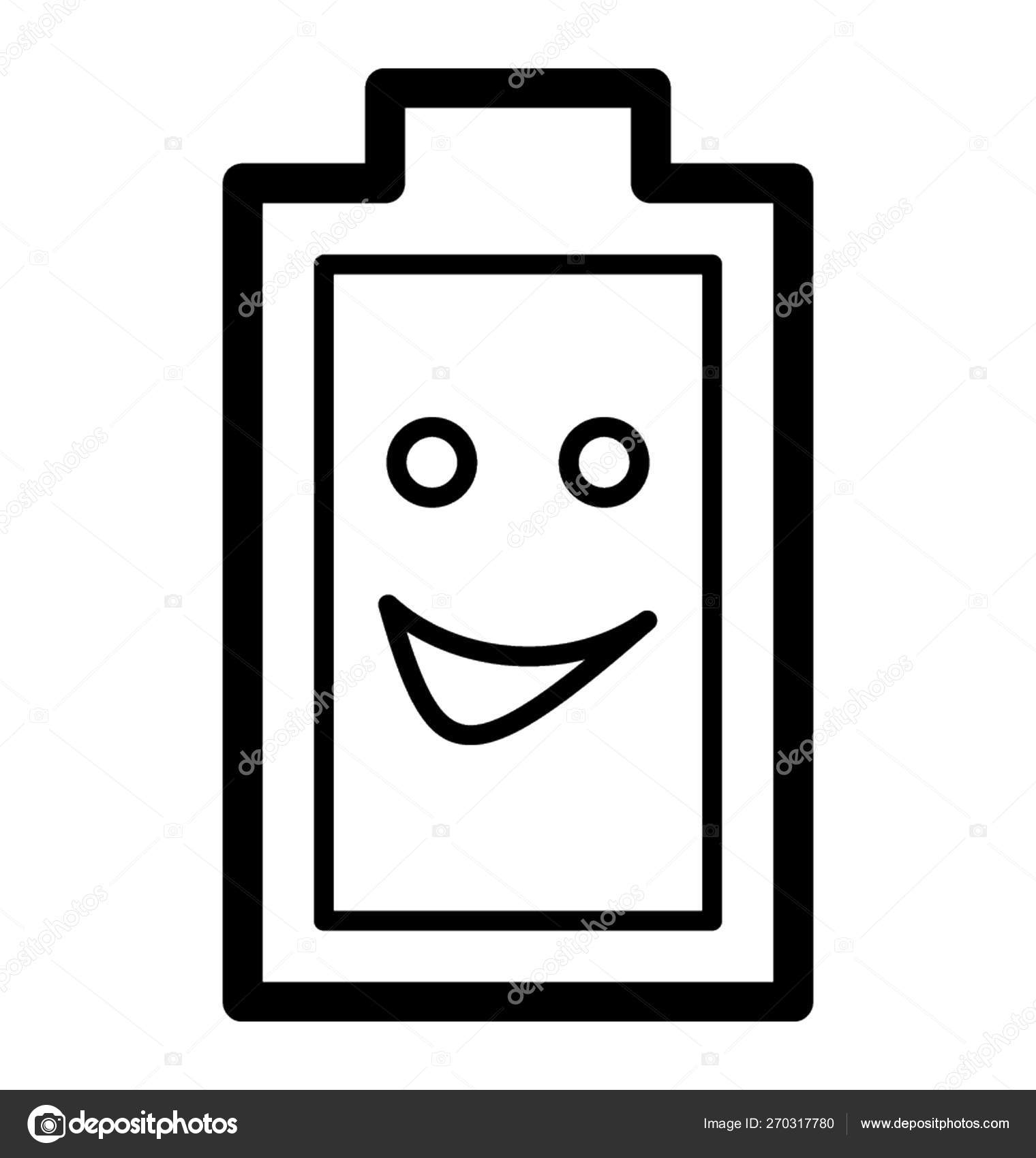 Full Battery Emoji Stock Vector by ©vectorspoint 270317780