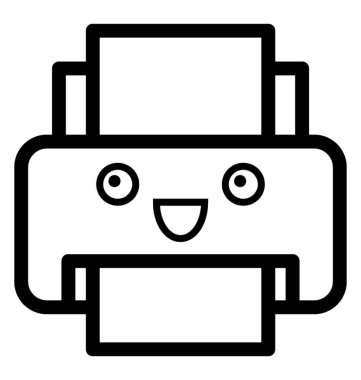 Mutlu yazıcı emoji