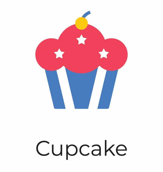 Fiesta Cupcake Vector — Vector de stock