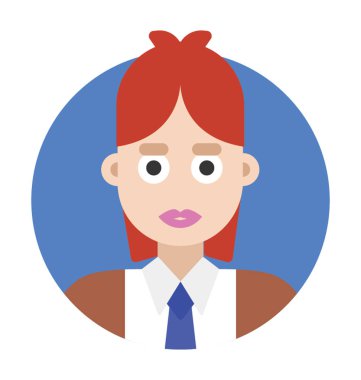 Bayan resepsiyonist avatar