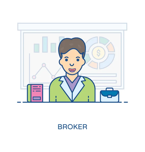 Stock Trader avatar —  Vetores de Stock