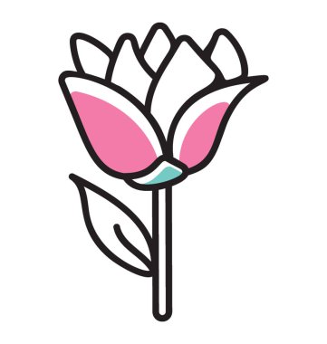 çiçek tasarım vektör