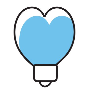 Sevgililer günü kalp balon