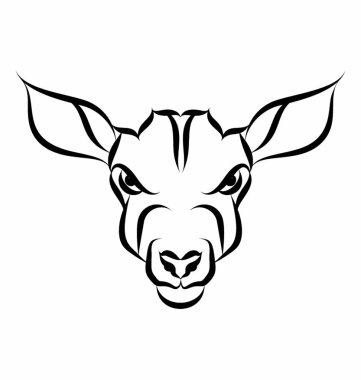 Geyik maskot kafası