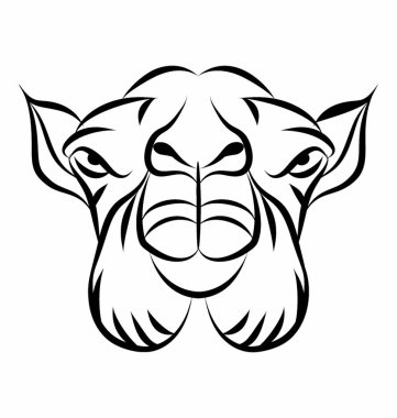 Camel maskot kafası