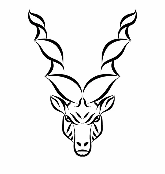 Mascotte de Markhor Head — Image vectorielle