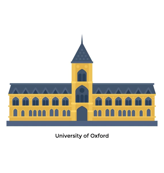 Vektor Universitas Oxford - Stok Vektor