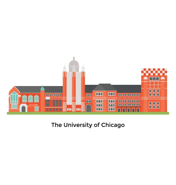 Universidad de Chicago — Archivo Imágenes Vectoriales