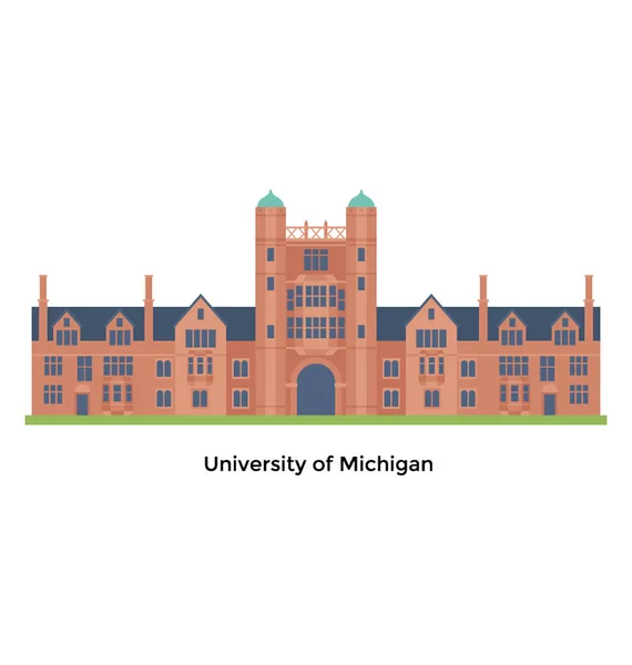 Universidad de Michigan — Archivo Imágenes Vectoriales