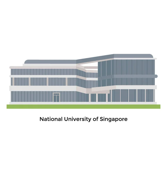 Nationale Universiteit Singapore — Stockvector