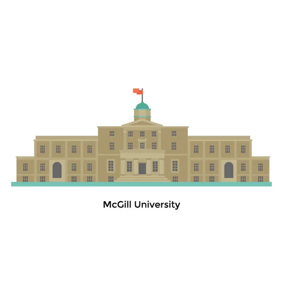Κτήριο Πανεπιστημίου ΜακΓκίλ — Διανυσματικό Αρχείο