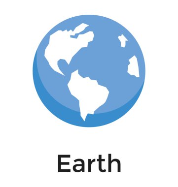 Dünya gezegeni vektör