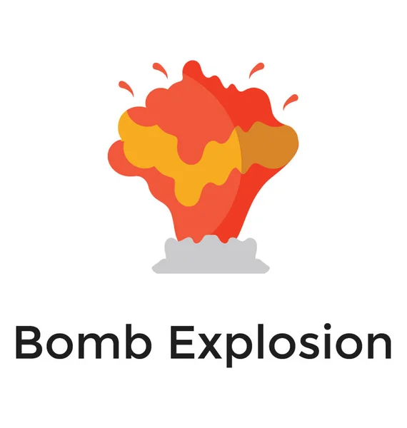 Atombombenexplosion — Stockvektor