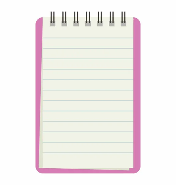 Redação Memo Pad — Vetor de Stock