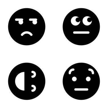 İfadeler dolu simgeler paketi