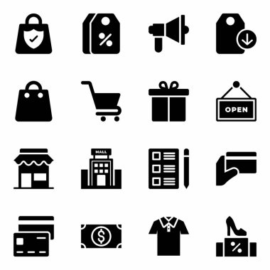 Alışveriş ve ticaret simgeleri