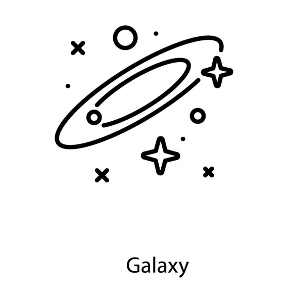 Spiralgalaxienvektor — Stockvektor