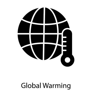 küresel ısınma vektör