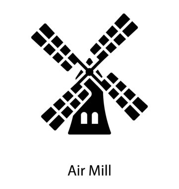 Yel değirmeni güç vektör