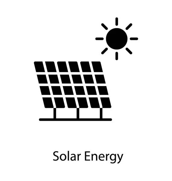 Painel Solar Vector —  Vetores de Stock