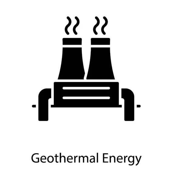 Geothermie-Einheit — Stockvektor