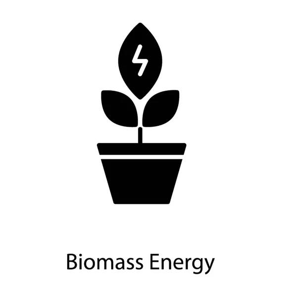 Vektor erneuerbare Bioenergie — Stockvektor