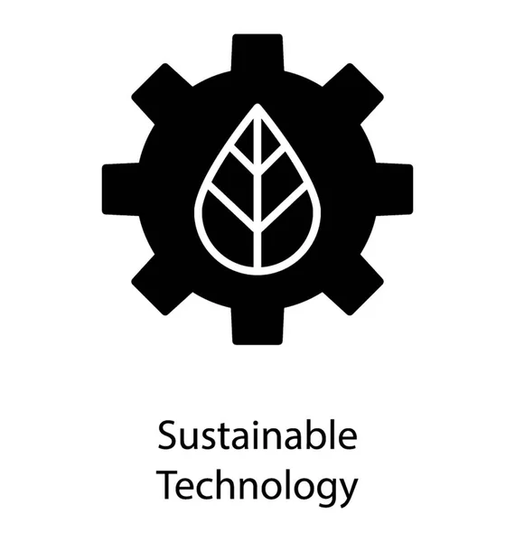 Vector de tecnología sostenible — Archivo Imágenes Vectoriales