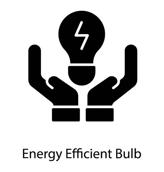 Enerji tasarrufu kavramı — Stok Vektör