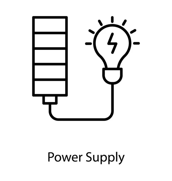 Stromversorgung — Stockvektor