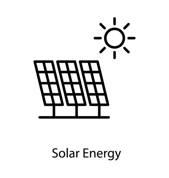 Vecteur de panneau solaire — Image vectorielle