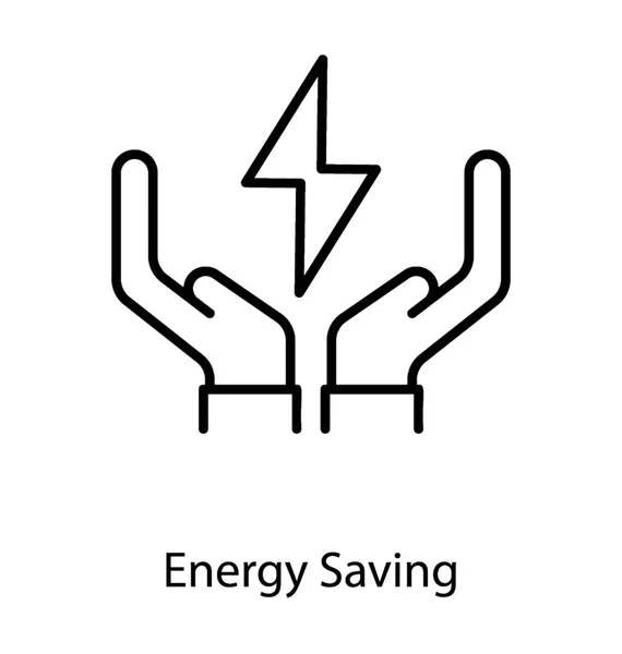 Conceito de poupança de energia —  Vetores de Stock