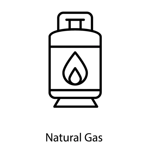 Doğal gaz silindir — Stok Vektör